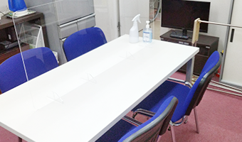 ゆっくりできる休憩室